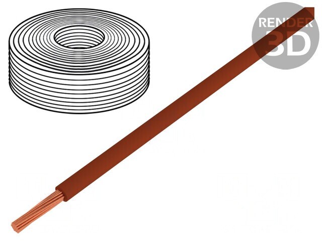 Cablu Electric Cupru 4mm2 Maro 450V/750V