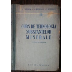 CURS DE TEHNOLOGIA SUBSTANTELOR MINERALE - A.P.EGOROV &amp; CO