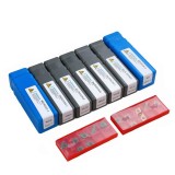 Set cutite pentru strung pliabile cu placute din carbura, 20 x 20 mm, 28 piese, Kraft