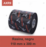 Ribon ARMOR Inkanto AXR9, rasina (resin), negru, 110mmx300M, OUT