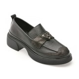 Mocasini GRYXX negri, 387394, din piele naturala