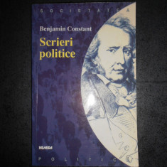 BENJAMIN CONSTANT - SCRIERI POLITICE