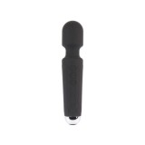 Baghete vibratoare - Atingere Nebuna Bagheta Vibratoare Masaj Magic Neagra Potenta si Versatila Capat Flexibil