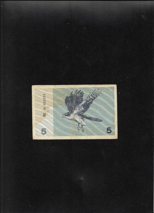 Lituania 5 talonas 1991 seria022453