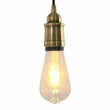 vidaXL Suporturi de lampă 2 buc Bronz E27