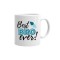 Cana alba personalizata pentru frati, Best bro ever, INOVATIX&reg;. 330ml