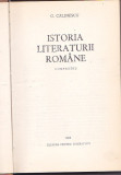 G. CALINESCU - ISTORIA LITERATURII ROMANE ( COMPENDIU )