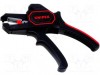 Dezizolator Cablu Rotund Multifilar Knipex 180mm, 0.2-6mm&sup2;, Poliamida, Taiere Cupru/Aluminiu
