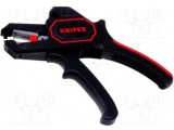 Dezizolator Cablu Rotund Multifilar Knipex 180mm, 0.2-6mm&sup2;, Poliamida, Taiere Cupru/Aluminiu