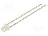 Dioda LED, 3mm, verde, 500...1250mcd, 20mA, 2,7...3,7V, EVERLIGHT - 3294-15SUGC/S400-A6