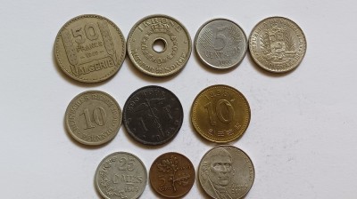 Lot 10 monede din 10 tari diferite-Lot 14 foto