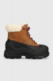 UGG pantofi Adiroam Hiker culoarea maro, cu toc plat, izolat, 1130851