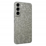 Cumpara ieftin Set Folii Skin Acoperire 360 Compatibile cu Samsung Galaxy S22 Wrap Skin 3D Texture HoneyComb Gray, Gri, Oem