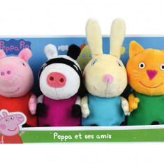 Set 4 Plusuri Jemini 17cm Peppa Pig Si Prietenii