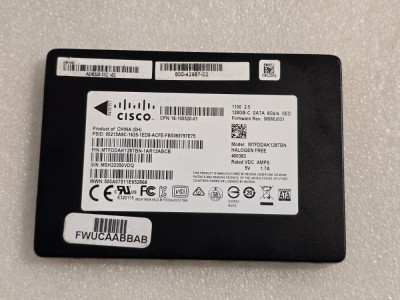 Solid-State Drive (SSD) Cisco 128GB SATA 6G 2.5&amp;quot; MTFDDAK128TBN - teste reale foto