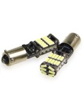 Led Auto Alb T4W, Canbus BAX9S 26 SMD, 12V, fara polaritate, Xenon Bright