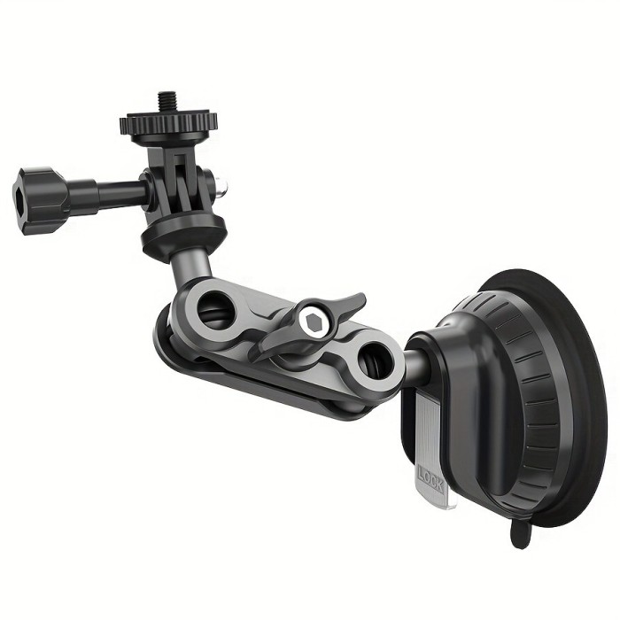 Ventuza cu filet 1/4 si adaptor trepied camere actiune GoPro SjCam Insta360 DJI Osmo Action