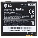 Baterie Acumulator LG KE820 Prada KE850 KG99 KE800 LGIP-A750, 800 mAh, 3.7V, Li-Ion