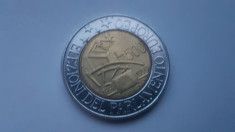 Moneda Italia 500 lire 1999 foto