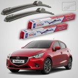 Cumpara ieftin Ștergătoare Mazda 2 DJ 2014-2019 | Set Față Flat &ndash; TeamCar&reg;