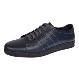 Pantofi barbati sport din piele naturala bleumarin ADTIMBL