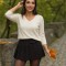 Bluza dama alba in anchior