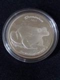 Dominica 2022 - 2 USD - Broasca de munte - 1 OZ , O monedă de argint, America Centrala si de Sud