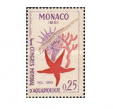 Monaco 1961 - Congresul mondial de acvariologie, neuzata