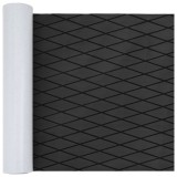 vidaXL Podea Autoadezivă Gri &Icirc;ntunecat &amp; Negru 190x70 cm Spumă EVA