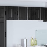 VidaXL Dulap de bucătărie 2 pcs Negru 60 x 31 x 40 cm Lemn compozit 884917