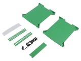 Carcasă Verde ITALTRONIC 10.225KM06 pentru Șină DIN 101x27x125mm