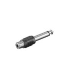 Adaptor Jack 6.35 mm mono la RCA mama Goobay