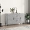 vidaXL Dulap, gri beton, 100x36x60 cm, lemn compozit