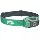 Frontala PETZL Actik 450 Lumeni, Verde, Baterii Incluse, Compatibila CORE, Rezistenta Apa IPX4