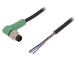 Cablu Conectare M8 3P Unghi 10m PVC