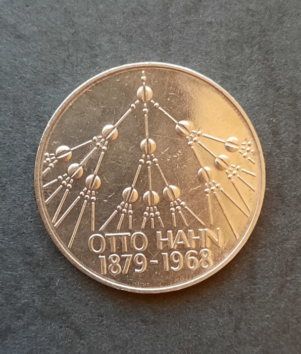 Moneda comemorativa - 5 DM litera G &quot;Otto Hahn&quot;, 1979 - G 3613