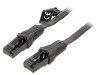 Patch Cord U/UTP Cat6 Negru 10m, Vention