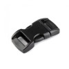 Catarama trident curbata din plastic pentru textile, latime 10 mm, dimensiuni 15 x 29 mm Negru, Crisalida
