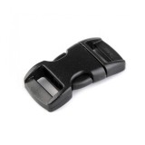 Catarama trident curbata din plastic pentru textile, latime 10 mm, dimensiuni 15 x 29 mm Negru, Crisalida