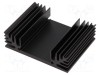Radiator extrudat TO3 negru 50mm x 65mm x 18mm 4,9K/W FISCHER ELEKTRONIK