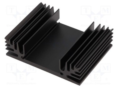 Radiator extrudat TO3 negru 50mm x 65mm x 18mm 4,9K/W FISCHER ELEKTRONIK foto