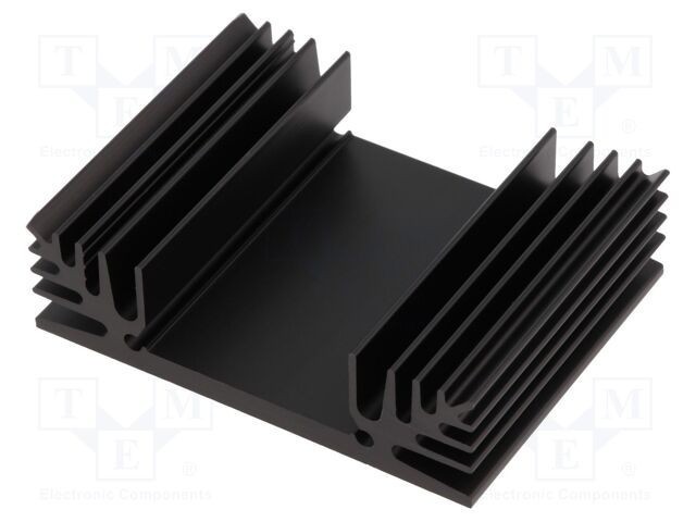 Radiator extrudat TO3 negru 50mm x 65mm x 18mm 4,9K/W FISCHER ELEKTRONIK