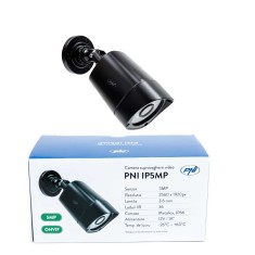 Resigilat : Camera supraveghere video PNI IP5MP cu IP, 5MP, H.265, ONVIF, de exter foto