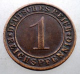 2.705 GERMANIA WEIMAR 1 REICHSPFENNIG 1934 A, Europa, Bronz