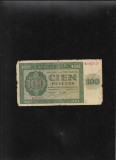 Rar! Spania 100 pesetas 1936 Burgos seria642015 uzata
