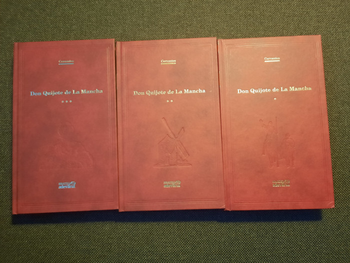 Miguel de Cervantes - Don Quijote de La Mancha (3 volume) (Adevarul)