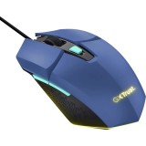 Mouse cu fir pentru gaming Trust GXT109B FELOX TR-25067, optic, 6400dpi, albastru