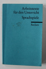 ARBEITSTEXTE FUR DEN UNTERRICHT - SPRACHSPIELE - herausgegeben RAINER WELLER , 1977 foto