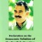 Declaration on the Democratic Solution of the Kurdish Question - Abdullah Ocalan
