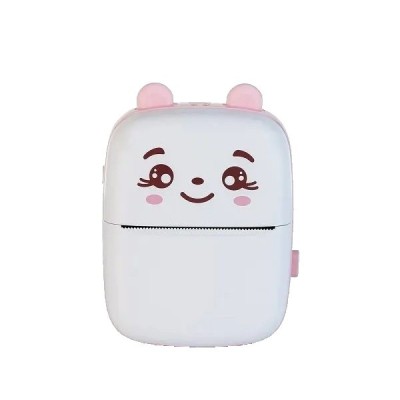 Set mini imprimanta foto portabila, flippy, include: 1x set de markere, 5x role de hartie termica, 5x role hartie adeziva, incarcare usb, bluetooth, p foto